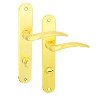 Ручки на планці Фінг д/п 72 WC OLV золото